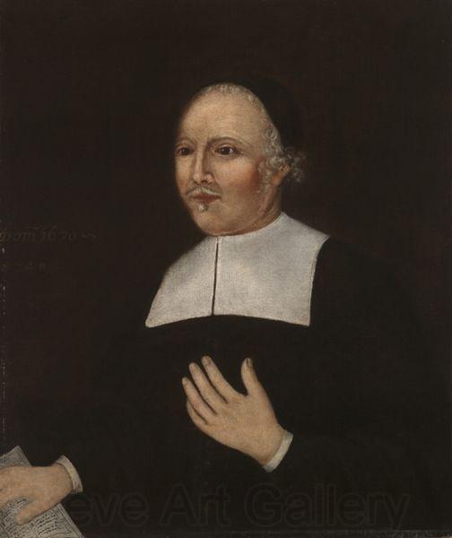 Beardsley Limner Reverend John Davenport Germany oil painting art